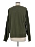 Zella Solid Green Sweatshirt Size M - photo 2