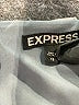 Express Solid Gray Formal Skirt Size 12 - photo 4