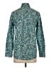 Talbots Paisley Teal Long Sleeve Button-Down Shirt Size S - photo 2
