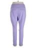 Dear Scarlett Solid Purple Active Pants Size XXL - photo 2