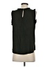 Ann Taylor LOFT 100% Polyester Green Sleeveless Blouse Size S - photo 2