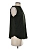Ann Taylor LOFT 100% Polyester Green Sleeveless Blouse Size S - photo 4