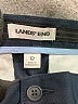 Lands' End Solid Black Blue Casual Pants Size 12 - photo 3