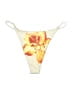 Unbranded Floral Ivory Swimsuit Bottoms Size L - photo 2
