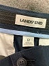 Lands' End Solid Black Blue Casual Pants Size 12 - photo 3