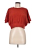 LA Hearts Solid Red Short Sleeve Top Size M - photo 1