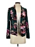 Cartonnier 100% Polyester Floral Teal Blazer Size 0 - photo 1