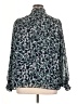 Lane Bryant 100% Polyester Animal Print Green 3/4 Sleeve Blouse Size 16 - photo 2