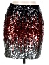 Maner 100% Polyester Burgundy Formal Skirt Size L - photo 1