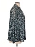 Lane Bryant 100% Polyester Animal Print Green 3/4 Sleeve Blouse Size 16 - photo 4