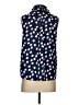 J.Crew 100% Polyester Blue Sleeveless Blouse Size S - photo 2