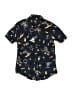 O'Neill 100% Cotton Print Black Short Sleeve Button-Down Shirt Size S (kids) - photo 1