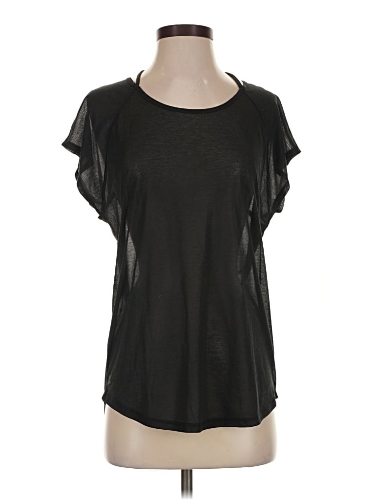 Pre-owned Lole Short Sleeve T-shirt In Black