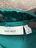 Nine West Solid Teal Formal Skirt Size L - photo 4