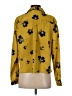Rebecca Minkoff 100% Polyester Floral Yellow Long Sleeve Blouse Size XS - photo 2
