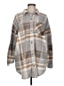 Maurices 100% Polyester Gray Poncho Size L - photo 1