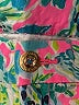 Lilly Pulitzer 100% Cotton Print Green Shorts Size 9 - photo 3