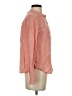 J.Crew 100% Silk Orange Long Sleeve Silk Top Size 4 - photo 4