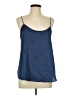 Topshop 100% Polyester Blue Sleeveless Blouse Size 12 - photo 1