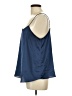 Topshop 100% Polyester Blue Sleeveless Blouse Size 12 - photo 5