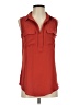 Ann Taylor LOFT 100% Polyester Red Sleeveless Blouse Size S - photo 1
