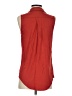 Ann Taylor LOFT 100% Polyester Red Sleeveless Blouse Size S - photo 2