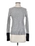 Griffen 100% Cashmere Color Block Gray Cardigan Size S - photo 1
