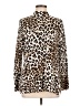Chico's Animal Print Brown Turtleneck Sweater Size L - photo 1