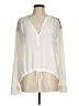 Express 100% Polyester Ivory Long Sleeve T-Shirt Size M - photo 1