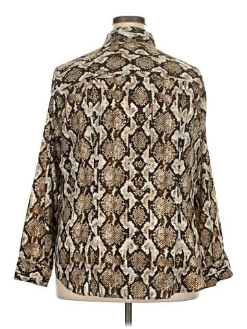 MICHAEL Michael Kors Long Sleeve Blouse (view 2)