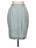 J.R.T Solid Teal Gray Formal Skirt Size 10 - photo 1