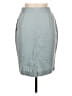 J.R.T Solid Teal Gray Formal Skirt Size 10 - photo 2
