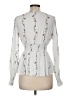 Shein 100% Polyester White Long Sleeve Blouse Size 6 - photo 2