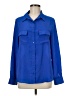 Gianetta 100% Polyester Blue Long Sleeve Blouse Size M - photo 1