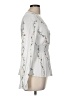 Shein 100% Polyester White Long Sleeve Blouse Size 6 - photo 4
