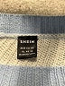 Shein 100% Acrylic Stripes Blue Pullover Sweater Size XL - photo 7