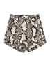 H&M Animal Print Ivory Shorts Size 2 - photo 1
