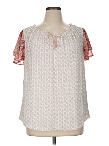 Tribal Short Sleeve Blouse (view 1)