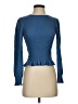 MNG Blue Long Sleeve Top Size XS - photo 1