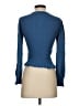 MNG Blue Long Sleeve Top Size XS - photo 2