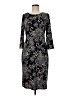 Glamour Paisley Black Casual Dress Size 8 - photo 1