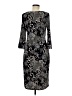 Glamour Paisley Black Casual Dress Size 8 - photo 2