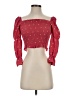 GB Red 3/4 Sleeve Blouse Size XS - photo 1