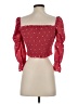GB Red 3/4 Sleeve Blouse Size XS - photo 2