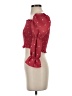 GB Red 3/4 Sleeve Blouse Size XS - photo 5