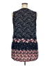 Star Vixen Blue Sleeveless Blouse Size 2X - photo 2
