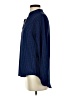 Bellatrix 100% Polyester Chevron-herringbone Blue Long Sleeve Blouse Size XS - photo 5
