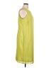 Studio 1 100% Polyester Solid Green Casual Dress Size 16 - photo 4