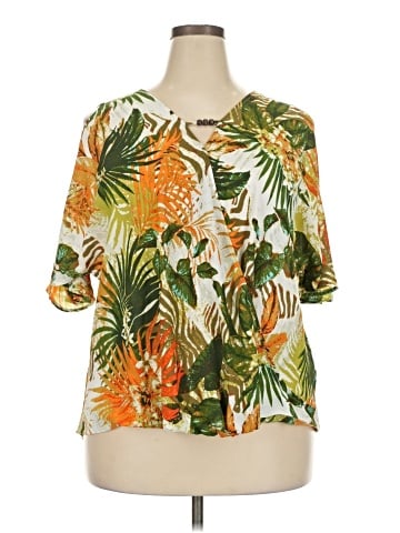 C established 1946 Short Sleeve Blouse (view 1)