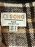 Ci Sono 100% Polyester Plaid Brown Jacket Size M - photo 6